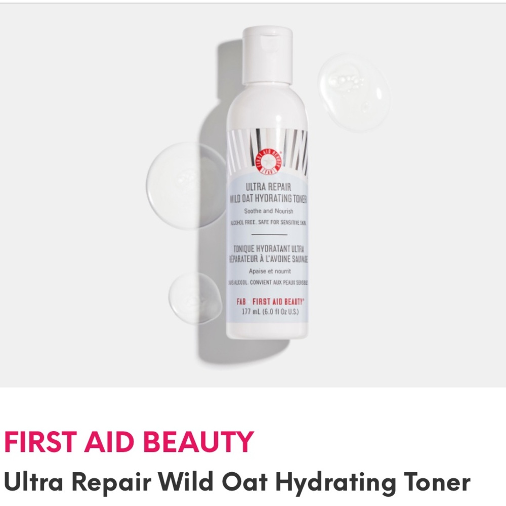 🛍️Brand NEW First Aid Beauty Full Size Wild Oat toner.